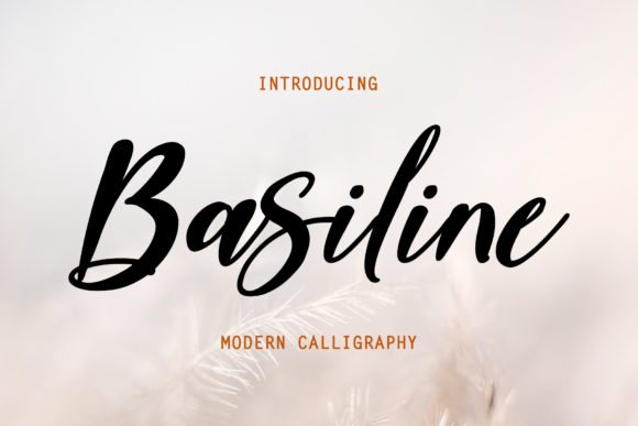 Basiline Font: A Delicate Script for Editorial Elegance