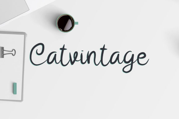 Catvintage Font: A Stylish Script for Designers