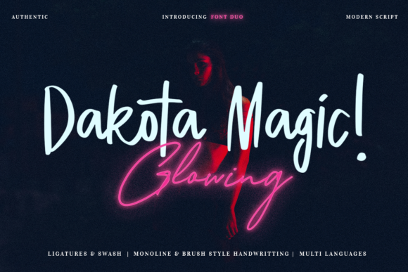 Dakota Magic Glowing Typeface Review for Makers