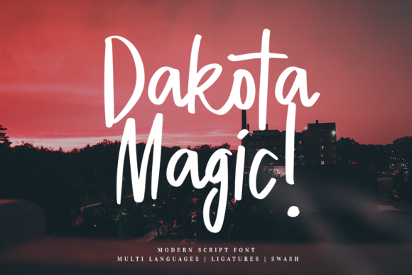 Dakota Magic Script Font for Business Branding