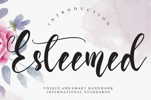 Esteemed Font: Timeless Script for Creative Makers