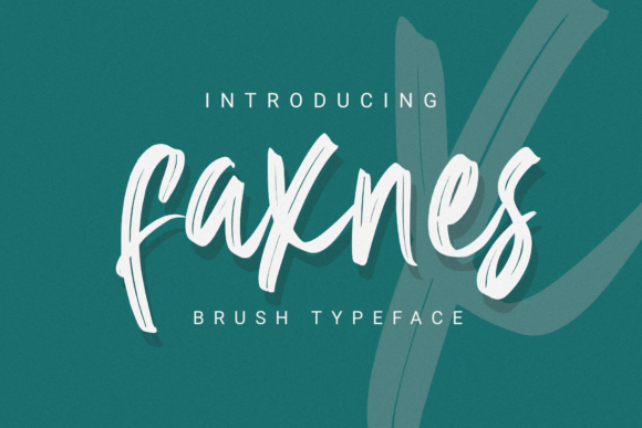 Faknes Brushed Script Font for Boutique Branding