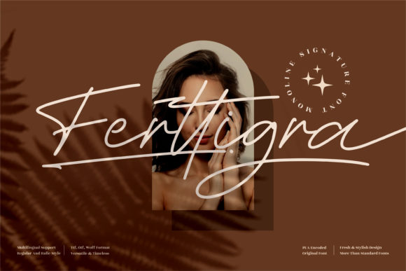 Ferttigra Script Handwritten Font Review for Crafters
