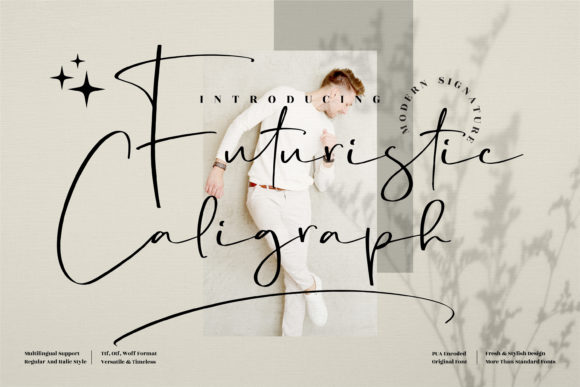 Futuristic Caligraph: The Perfect Script Handwritten Font for Modern Crafts