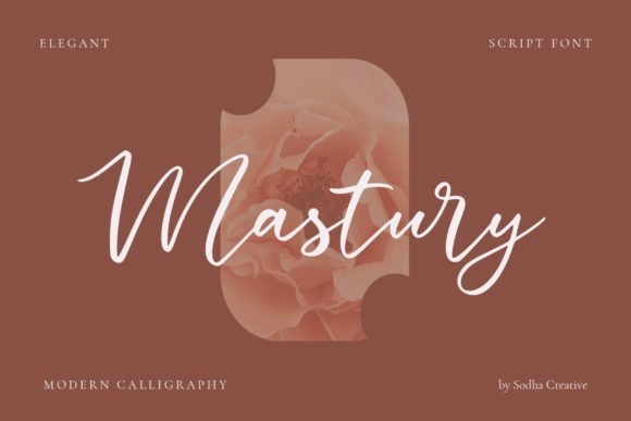 Mastury Script Font for Elegant Digital Branding