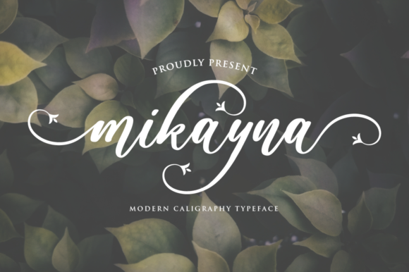 Mikayna: The Enchanting Handwritten Font for Romantic Editorial Design