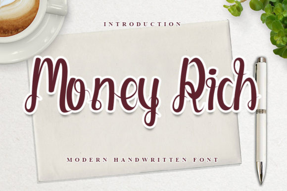 Money Rich: The Whimsical Script Font for Elegant Branding