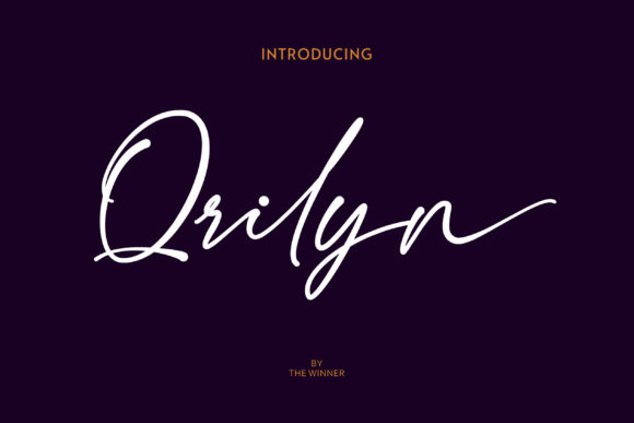 Qrilyn: A Chic Script Handwritten Font for Sophisticated Editorial Design