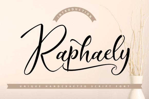 Raphaely: A Whimsical Script Font for Editorial Design