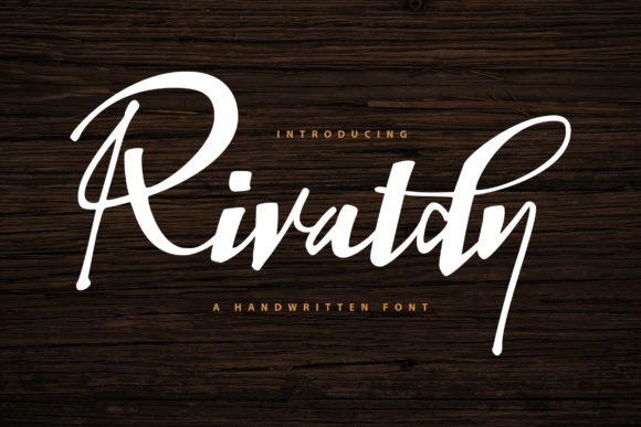 Rivaldy Script Font for Elegant Handmade Products