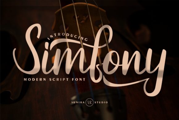 Simfony: The Elegant Script Font for Polished Branding