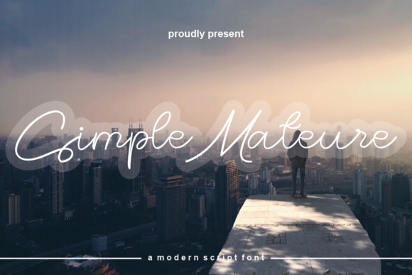 Simple Mateure Font for Business Branding and Design