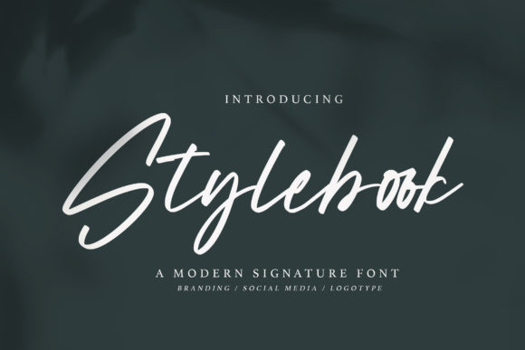 Stylebook Font: A Stylish Script for Polished Branding