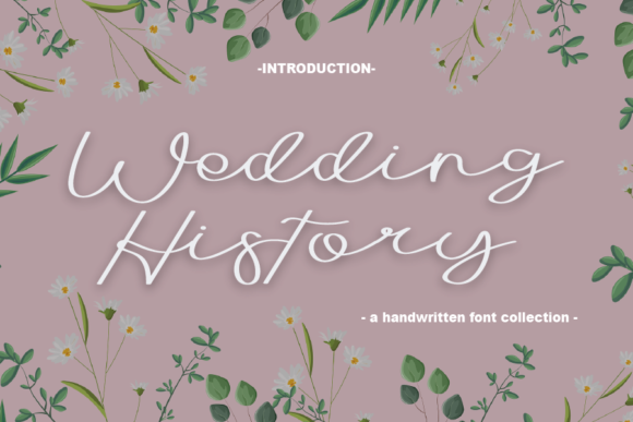 Wedding History: A Magical Script Font for Elegant Digital Branding