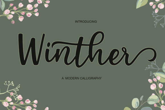 Winther: A Dazzling Script Handwritten Font for Modern Web Design